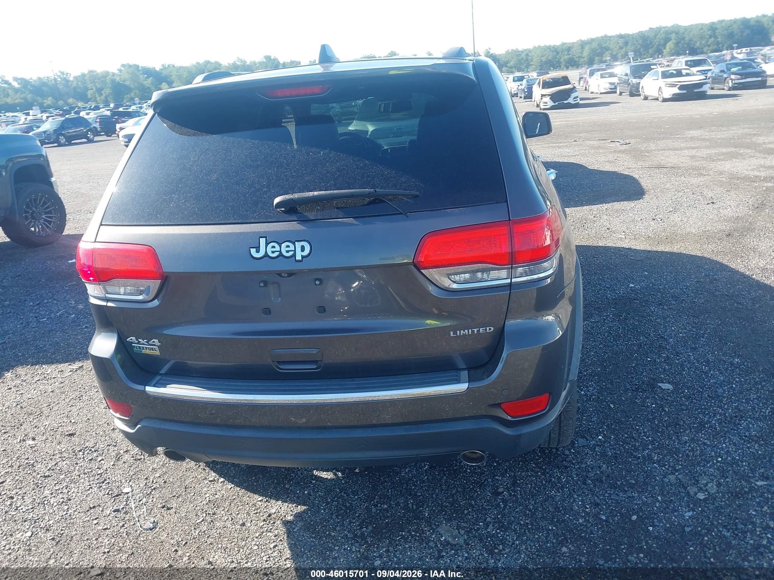 2014 Jeep Grand Cherokee Limited Gray vin: 1C4RJFBG9EC188833