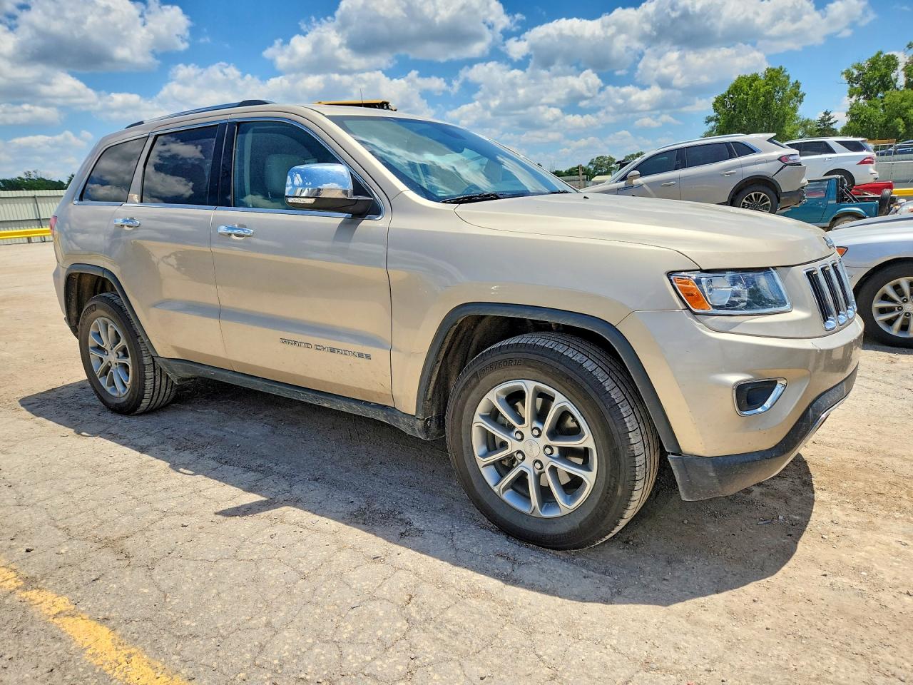2014 Jeep Grand Cherokee Limited Золотой vin: 1C4RJFBG9EC210264