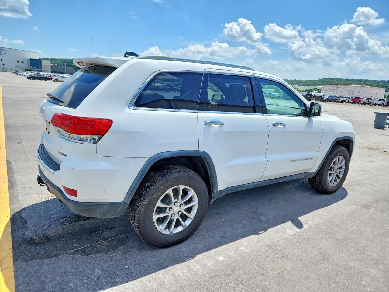 2014 Jeep Grand Cherokee Limited White vin: 1C4RJFBG9EC211169