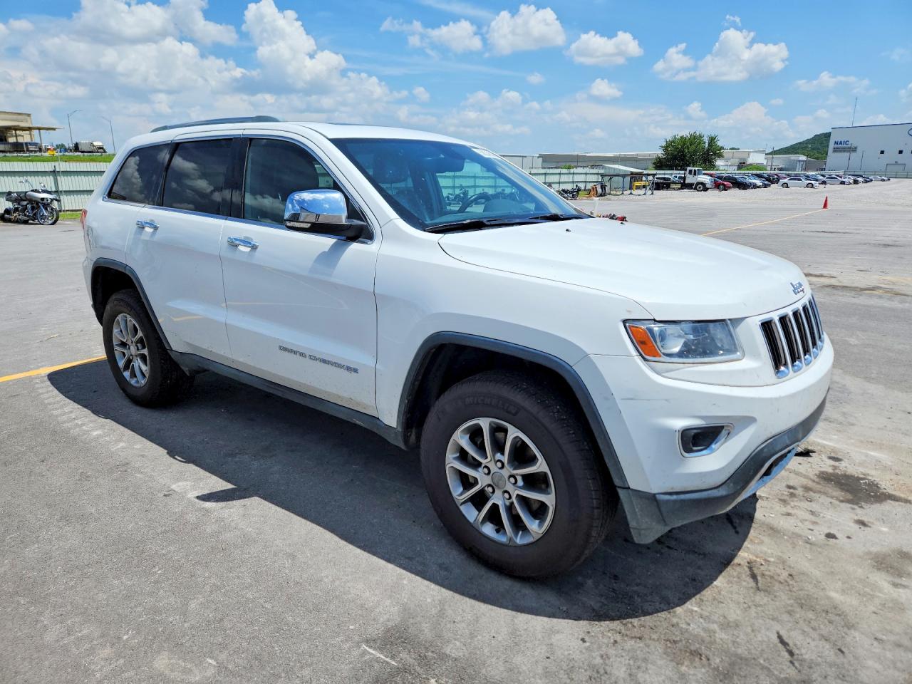 2014 Jeep Grand Cherokee Limited White vin: 1C4RJFBG9EC211169