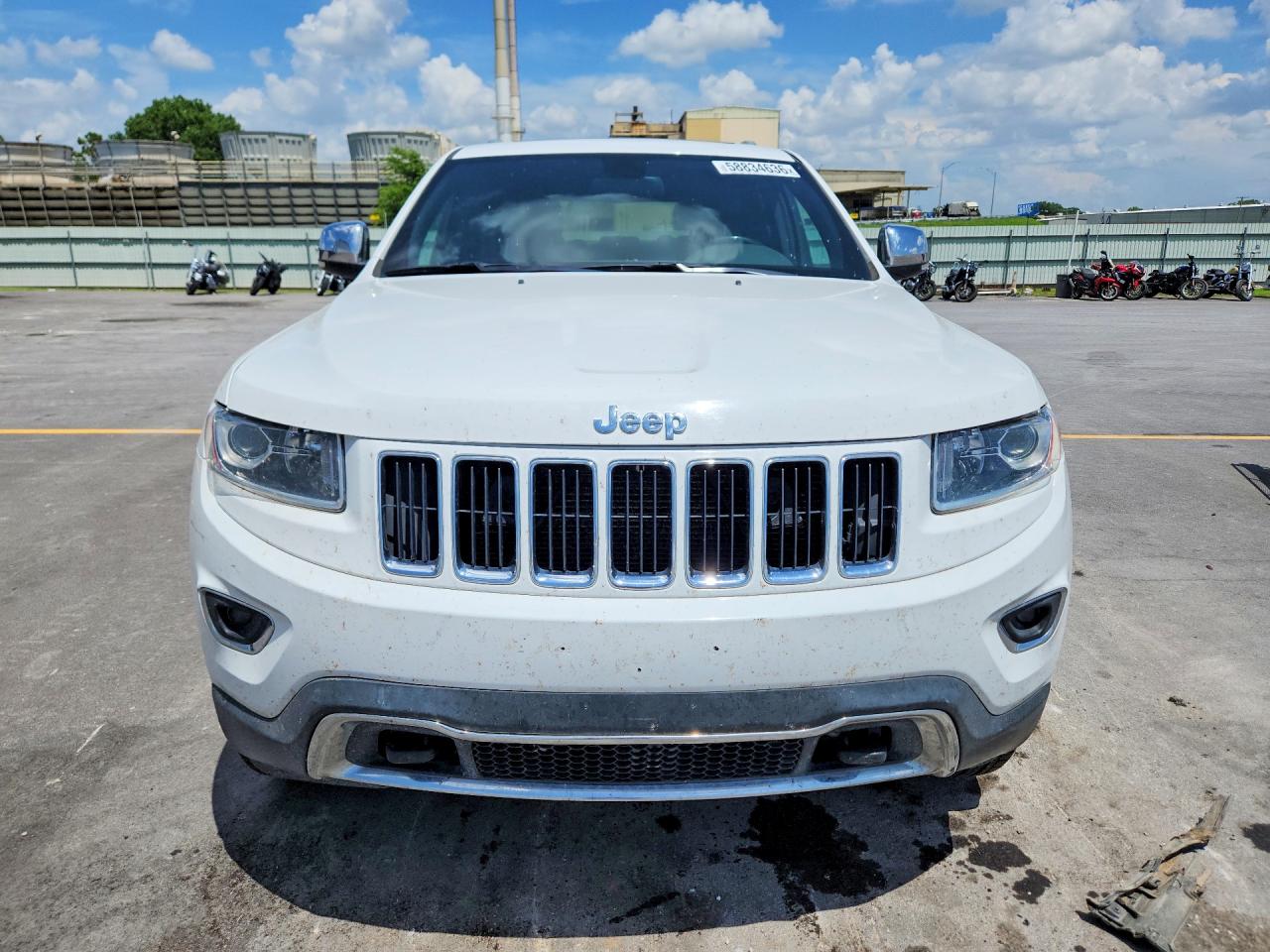 2014 Jeep Grand Cherokee Limited White vin: 1C4RJFBG9EC211169