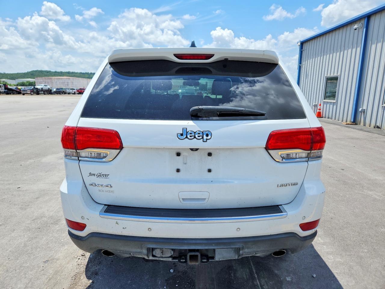 2014 Jeep Grand Cherokee Limited White vin: 1C4RJFBG9EC211169