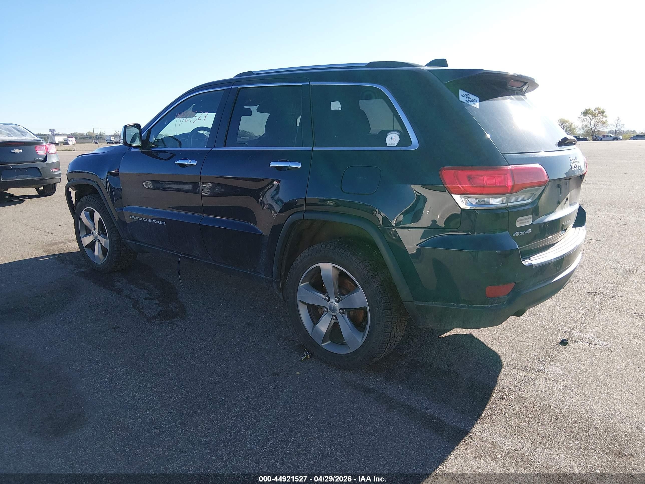 2014 Jeep Grand Cherokee Limited Navy vin: 1C4RJFBG9EC233897