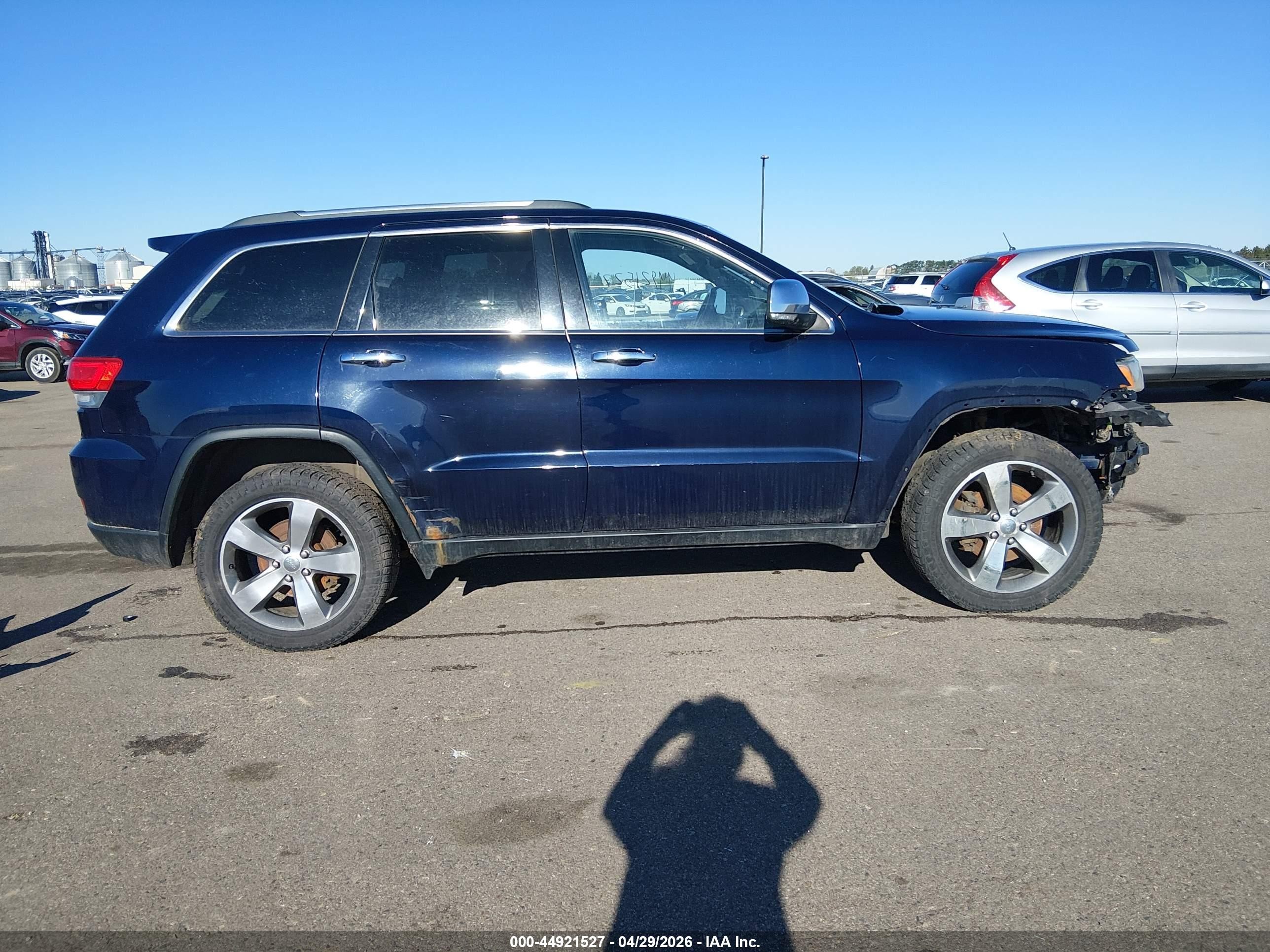 2014 Jeep Grand Cherokee Limited Navy vin: 1C4RJFBG9EC233897