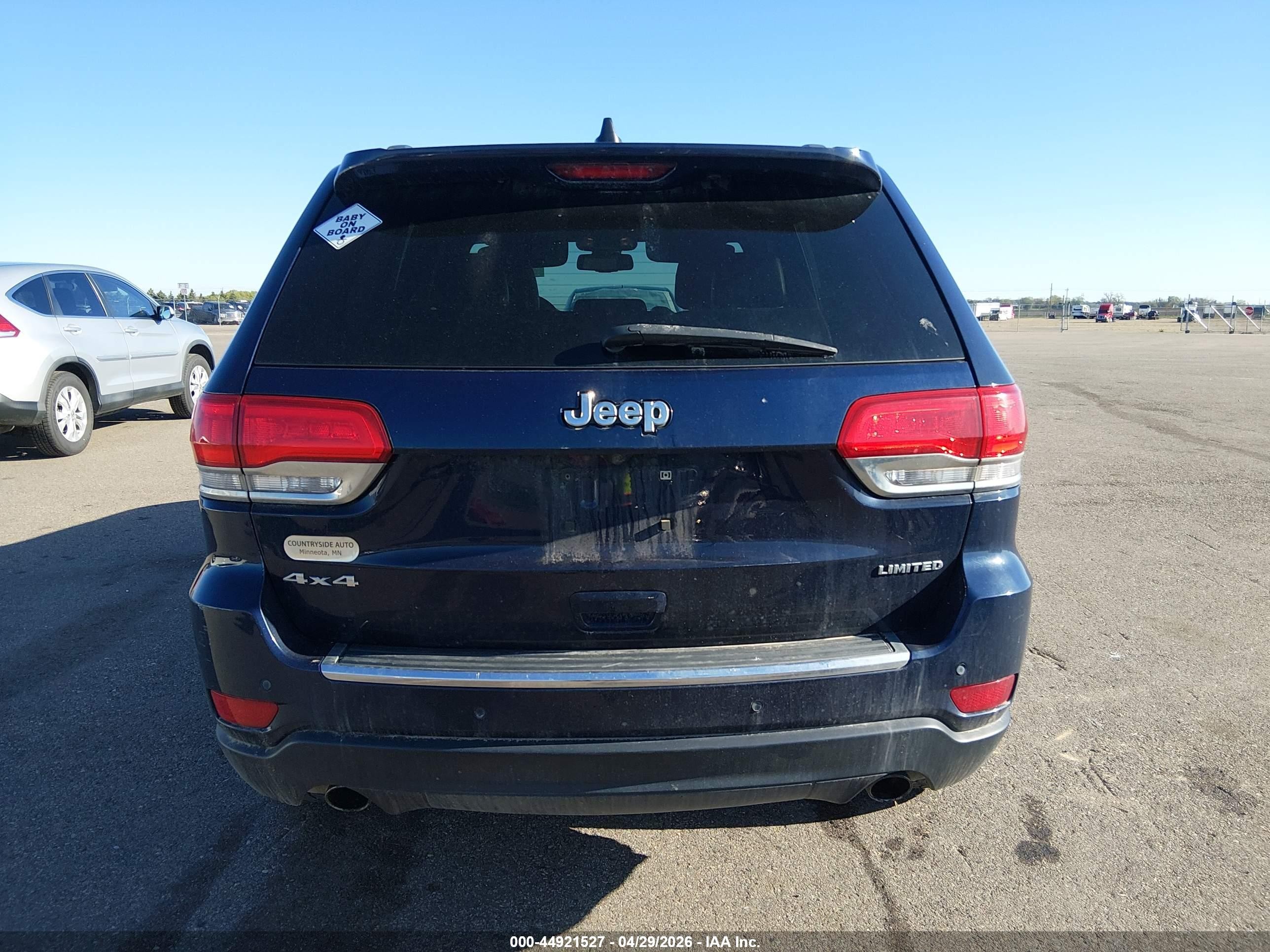 2014 Jeep Grand Cherokee Limited Navy vin: 1C4RJFBG9EC233897
