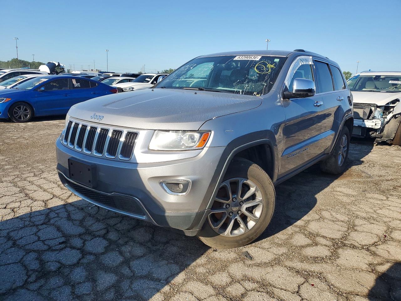 2014 Jeep Grand Cherokee Limited Серый vin: 1C4RJFBG9EC255012
