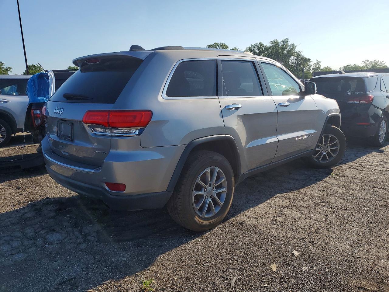 2014 Jeep Grand Cherokee Limited Серый vin: 1C4RJFBG9EC255012