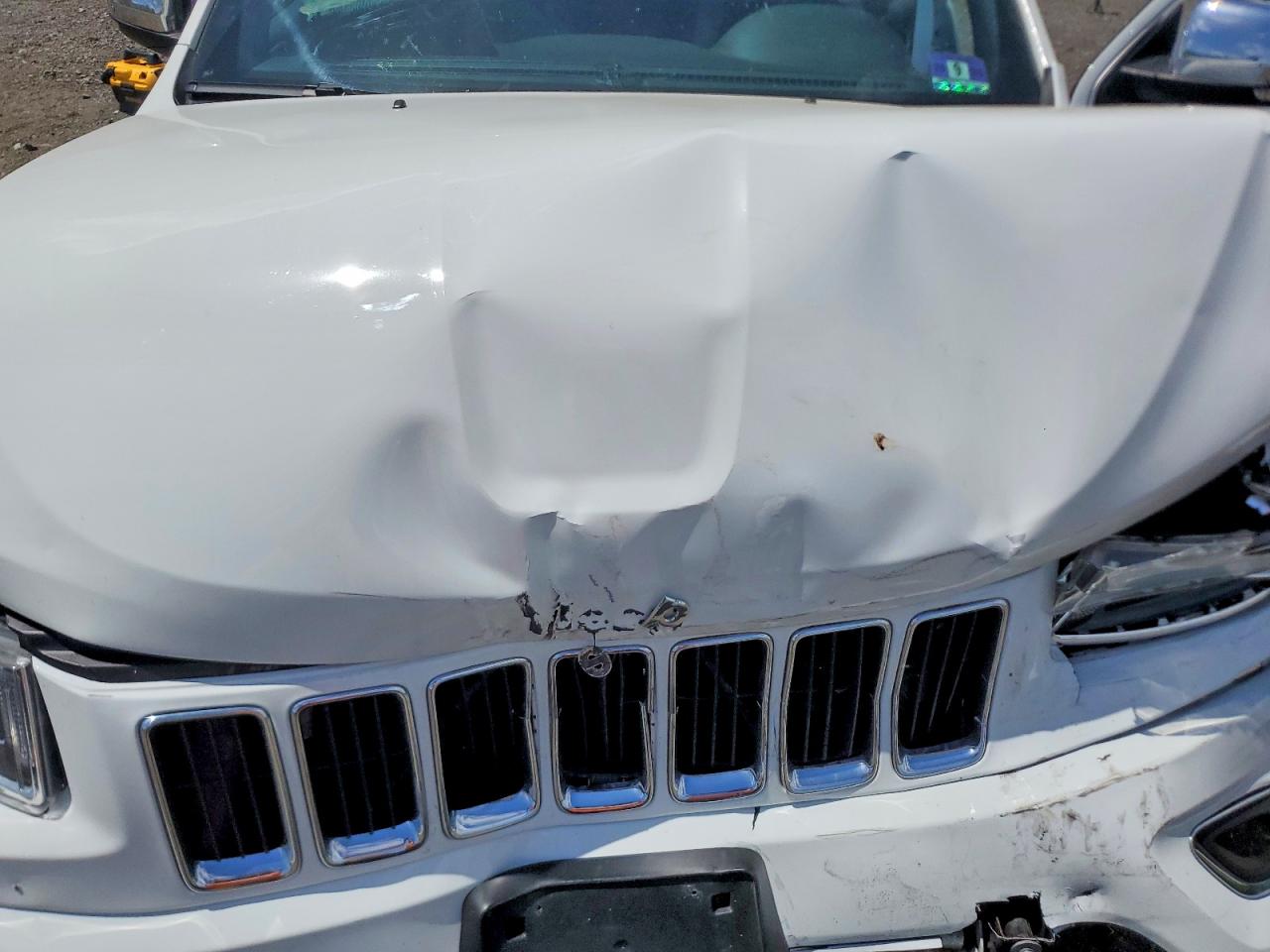 2014 Jeep Grand Cherokee Limited White vin: 1C4RJFBG9EC293629