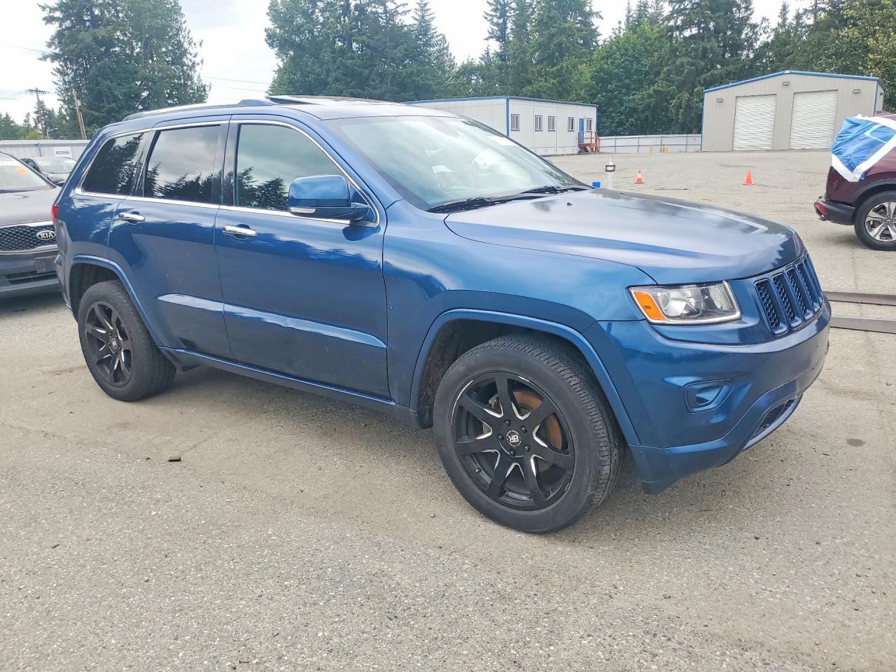 2014 Jeep Grand Cherokee Limited Blue vin: 1C4RJFBG9EC294019