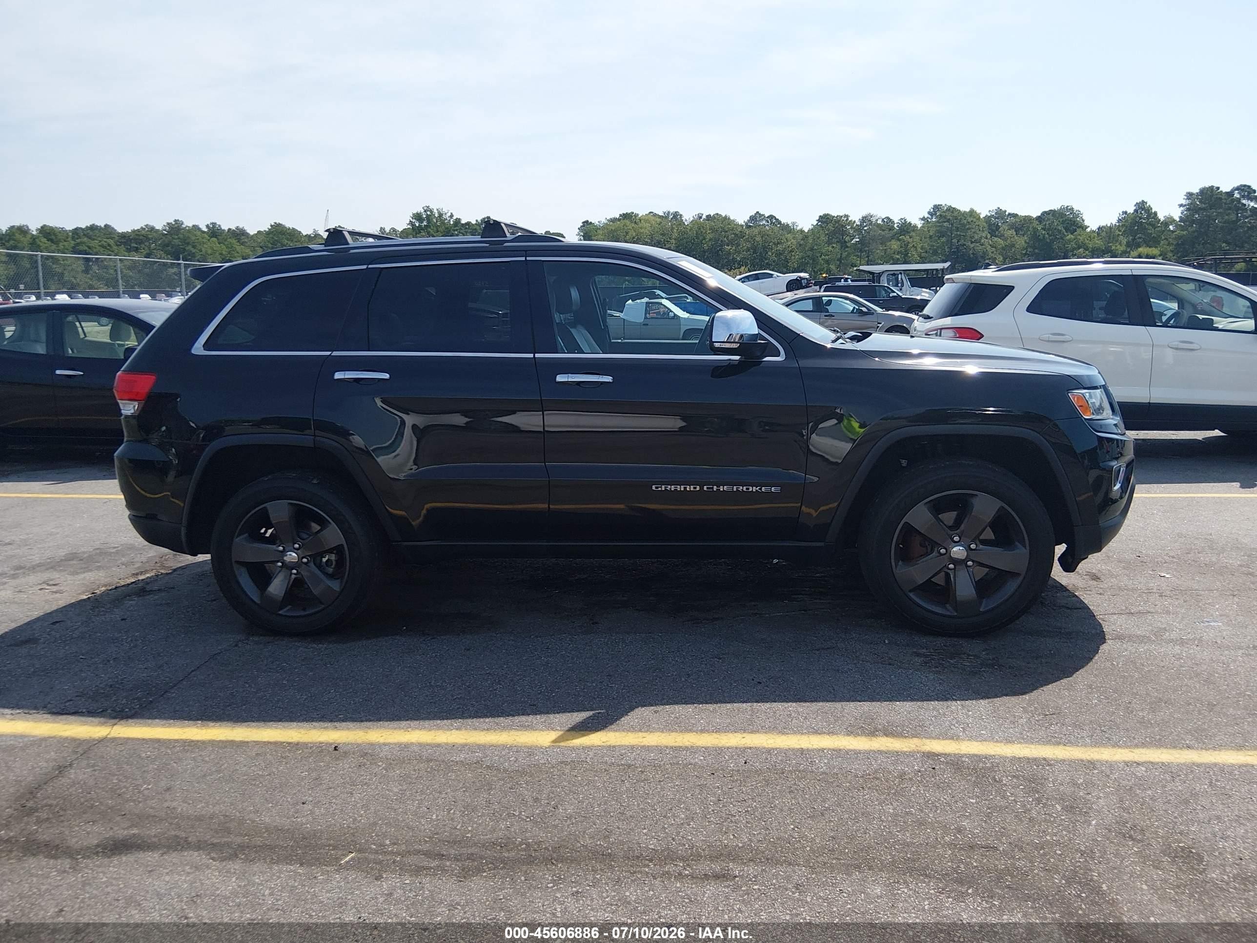 2014 Jeep Grand Cherokee Limited Black vin: 1C4RJFBG9EC299379