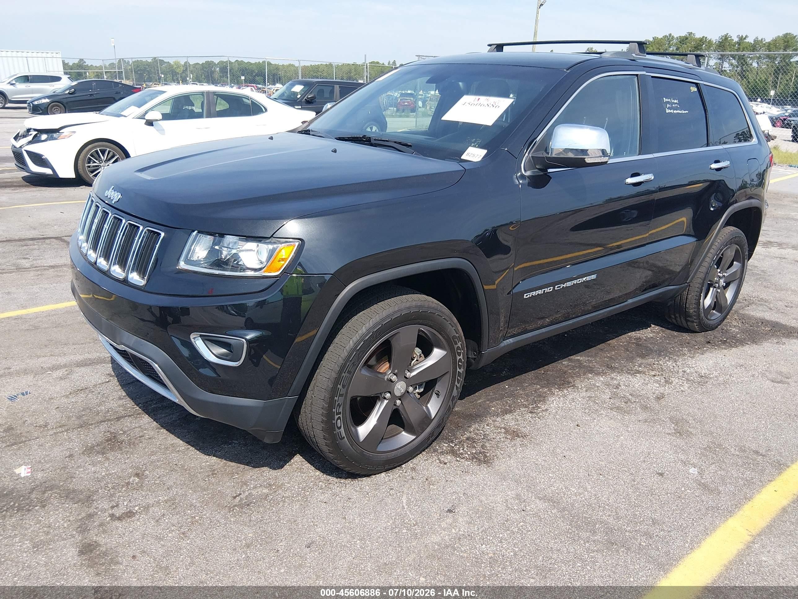 2014 Jeep Grand Cherokee Limited Black vin: 1C4RJFBG9EC299379