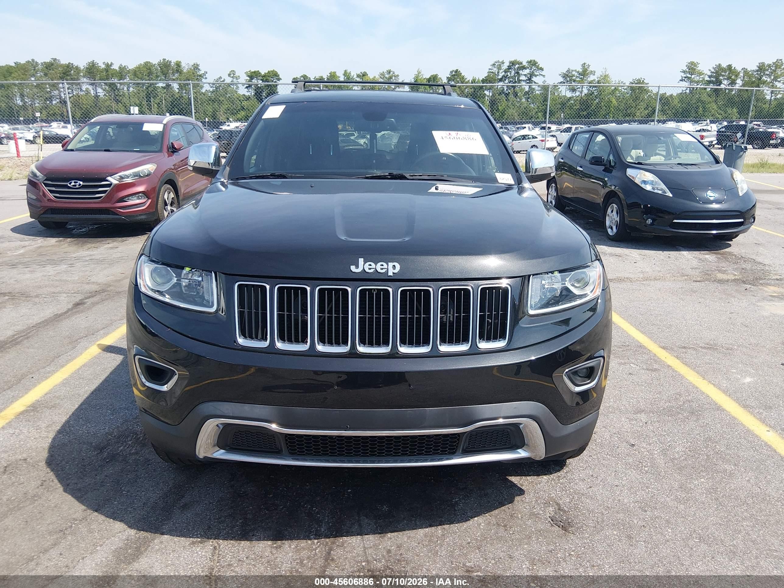 2014 Jeep Grand Cherokee Limited Black vin: 1C4RJFBG9EC299379