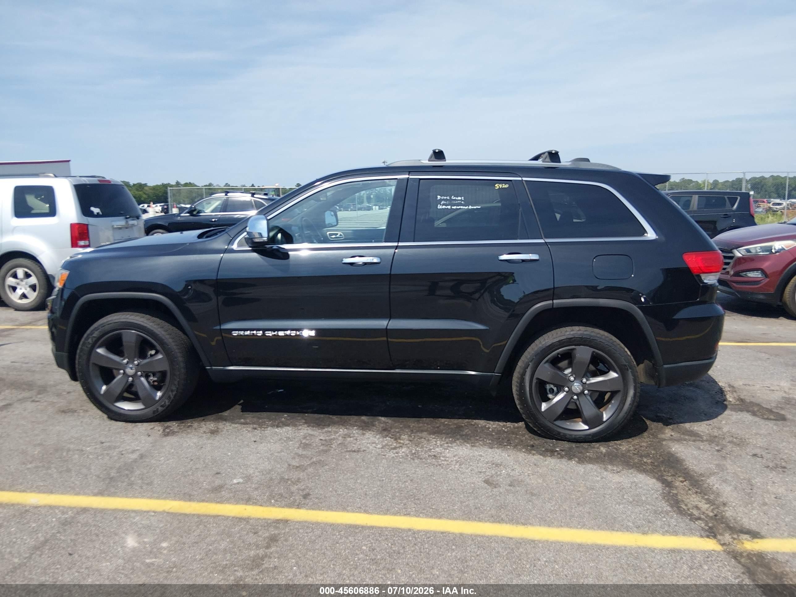 2014 Jeep Grand Cherokee Limited Black vin: 1C4RJFBG9EC299379