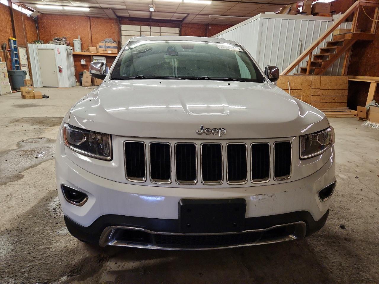 2014 Jeep Grand Cherokee Limited White vin: 1C4RJFBG9EC303043