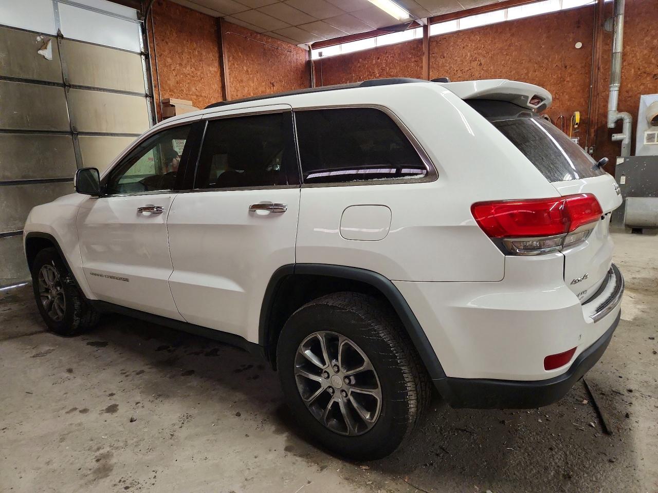 2014 Jeep Grand Cherokee Limited White vin: 1C4RJFBG9EC303043
