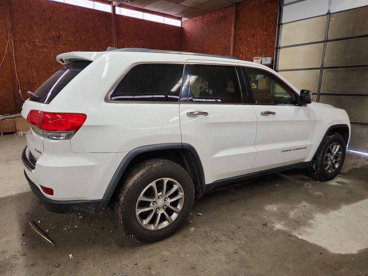 2014 Jeep Grand Cherokee Limited White vin: 1C4RJFBG9EC303043