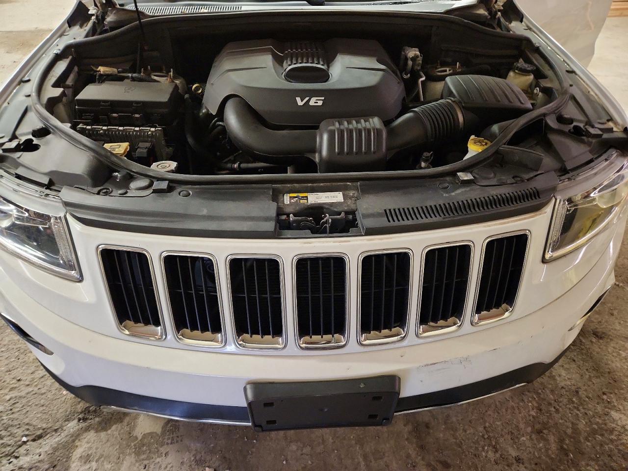 2014 Jeep Grand Cherokee Limited White vin: 1C4RJFBG9EC303043