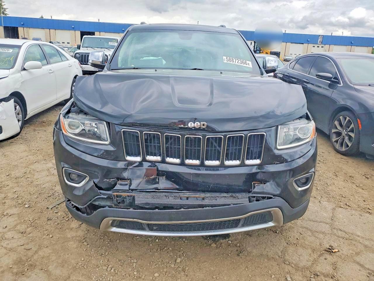 2014 Jeep Grand Cherokee Limited Black vin: 1C4RJFBG9EC314818