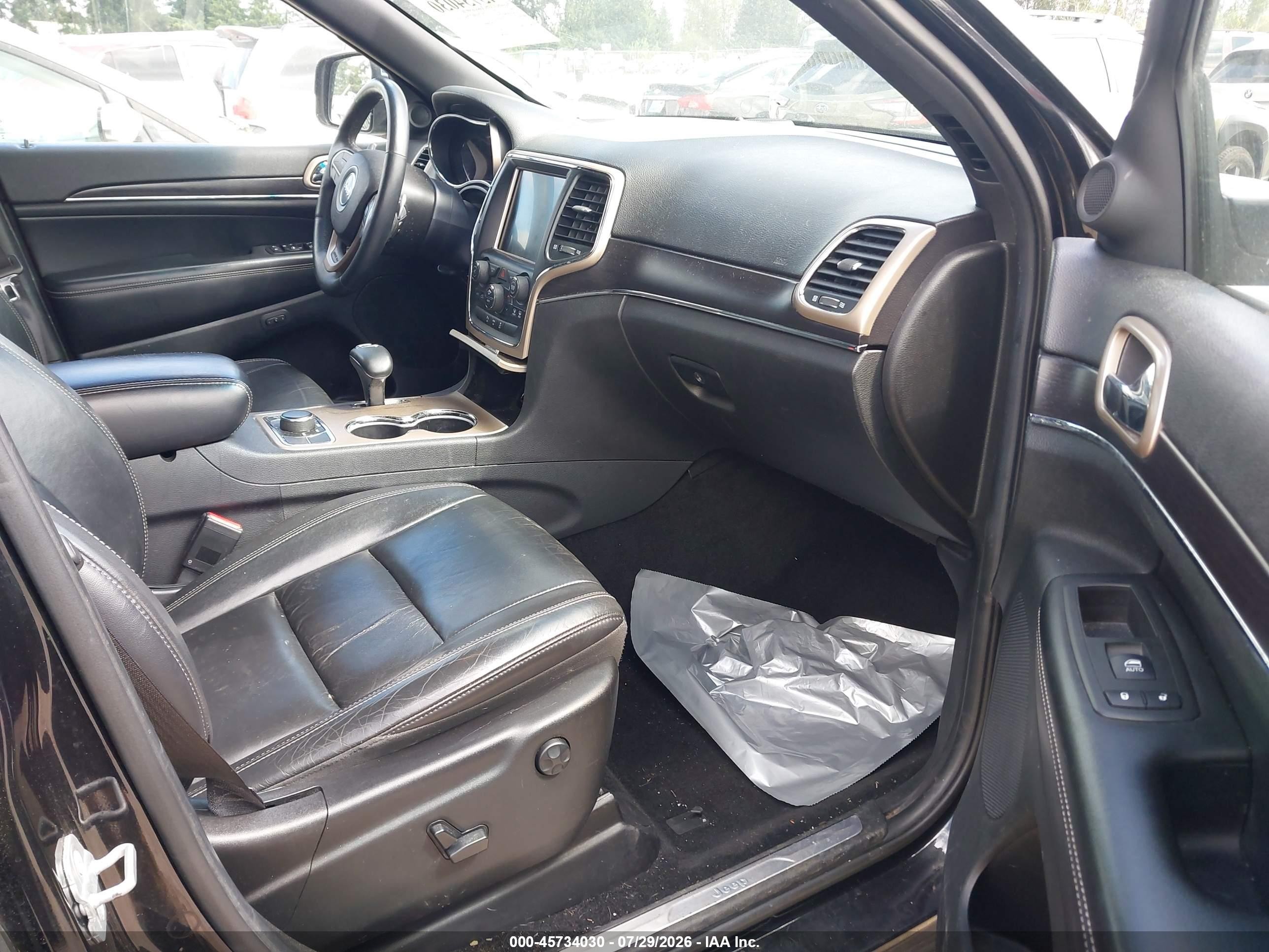 2014 Jeep Grand Cherokee Limited Black vin: 1C4RJFBG9EC327178