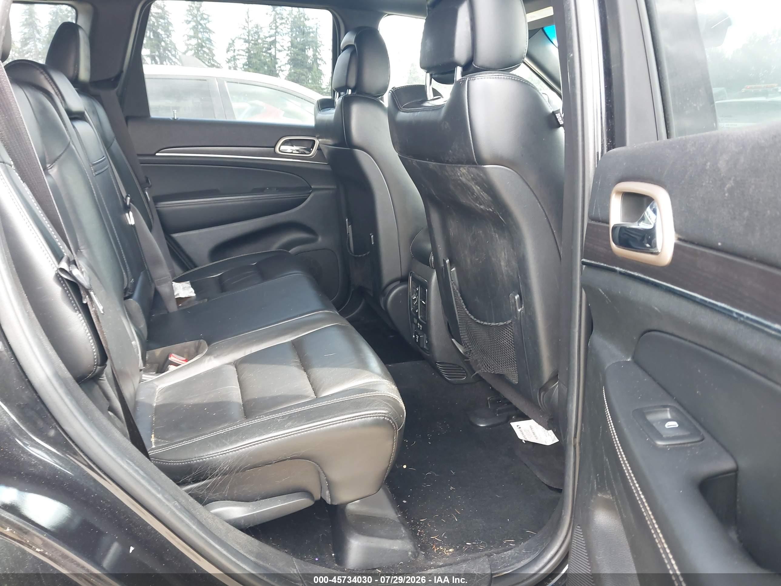 2014 Jeep Grand Cherokee Limited Black vin: 1C4RJFBG9EC327178