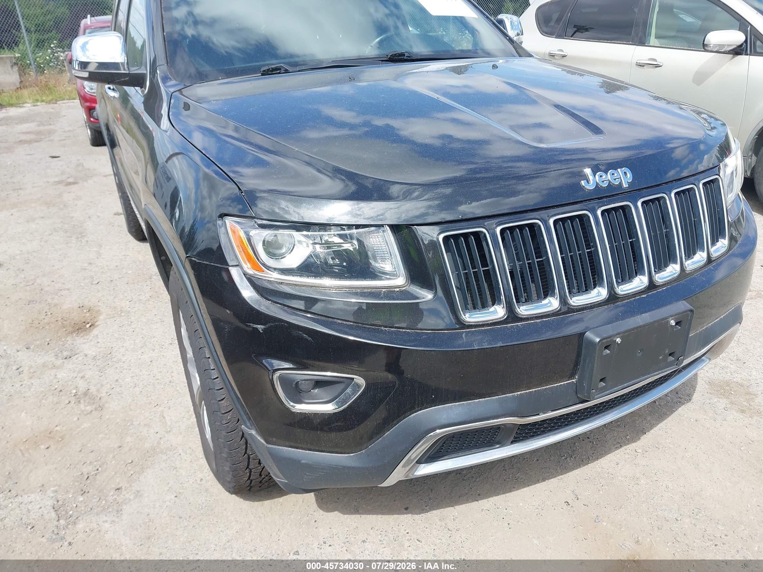 2014 Jeep Grand Cherokee Limited Black vin: 1C4RJFBG9EC327178