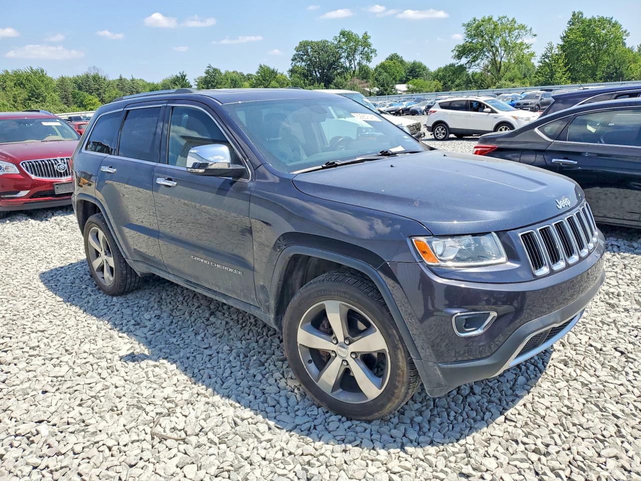 2014 Jeep Grand Cherokee Gray vin: 1C4RJFBG9EC347690