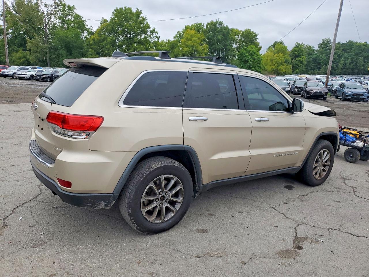 2014 Jeep Grand Cherokee Limited Beige vin: 1C4RJFBG9EC352131