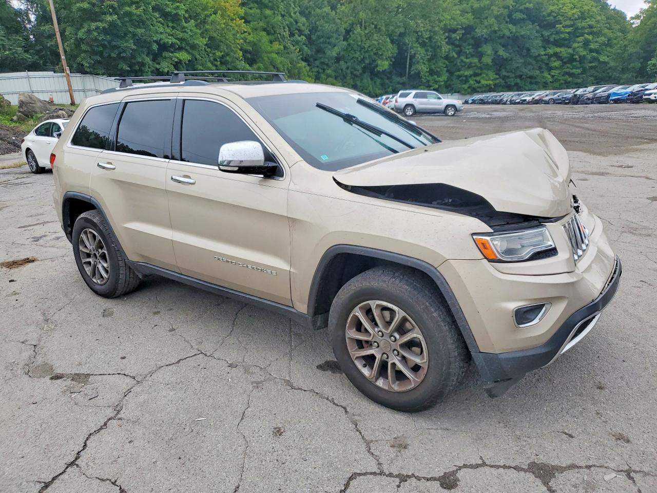 2014 Jeep Grand Cherokee Limited Beige vin: 1C4RJFBG9EC352131