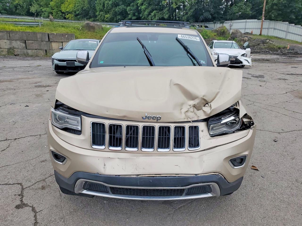 2014 Jeep Grand Cherokee Limited Beige vin: 1C4RJFBG9EC352131