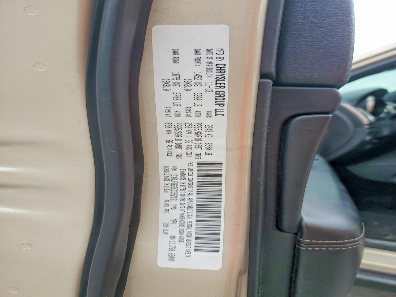 2014 Jeep Grand Cherokee Limited Beige vin: 1C4RJFBG9EC352131