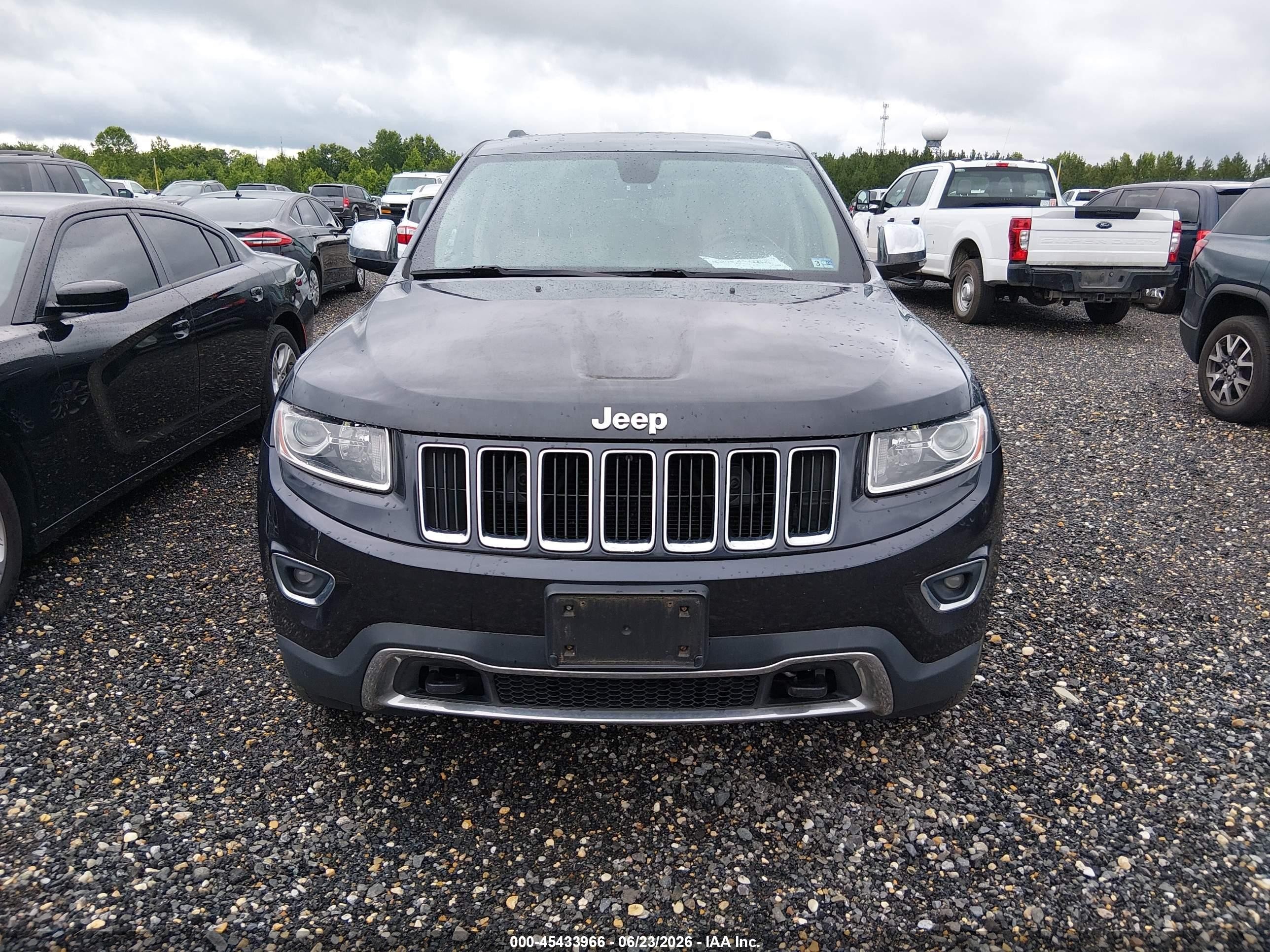 2014 Jeep Grand Cherokee Limited Black vin: 1C4RJFBG9EC381788