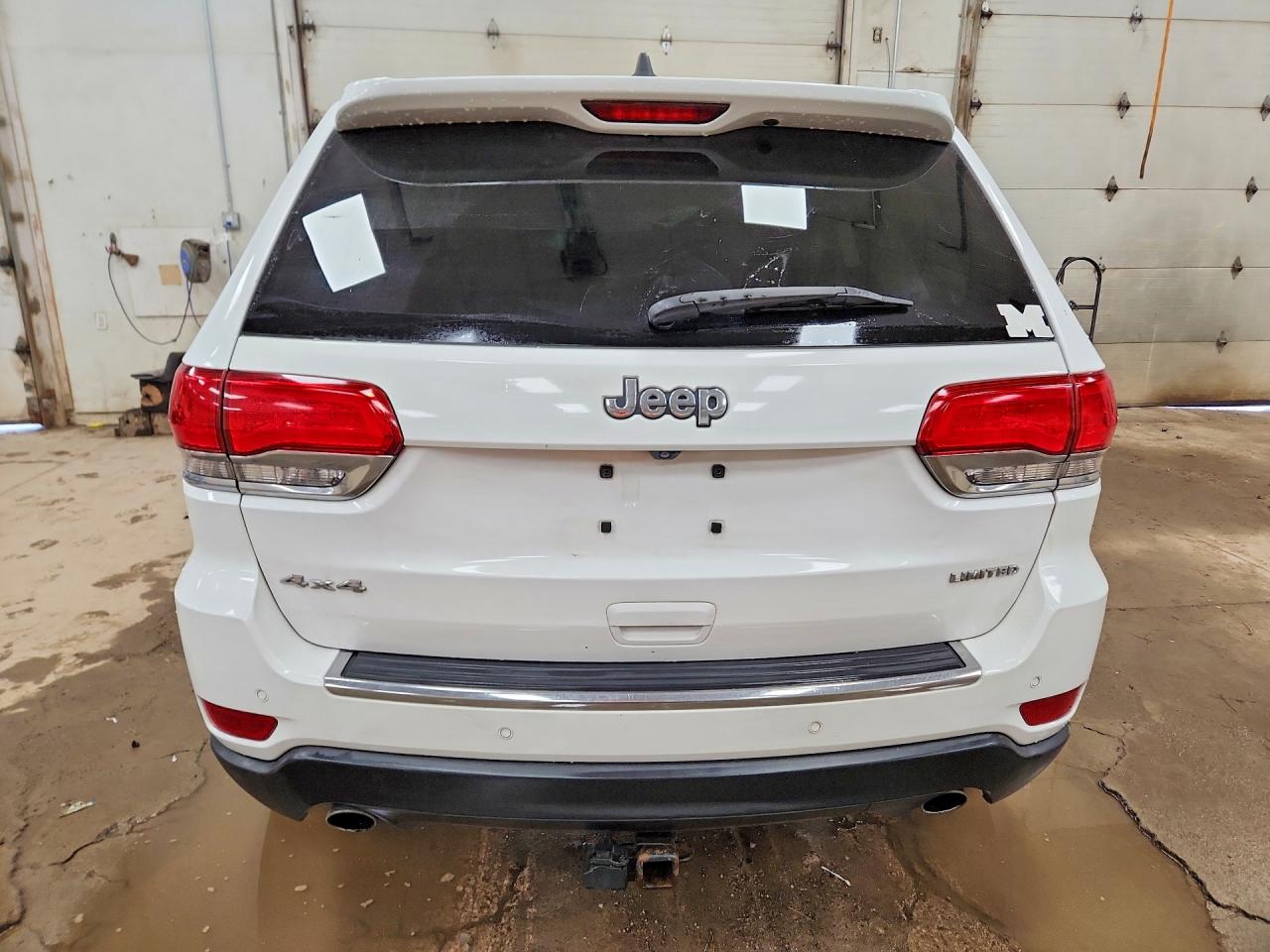 2014 Jeep Grand Cherokee Limited White vin: 1C4RJFBG9EC392953