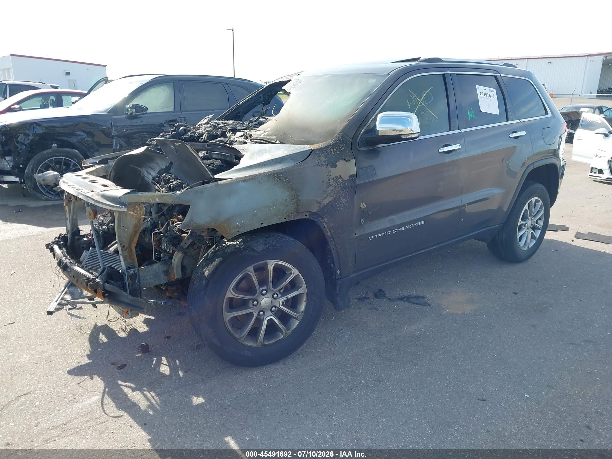 2014 Jeep Grand Cherokee Limited Black vin: 1C4RJFBG9EC395190