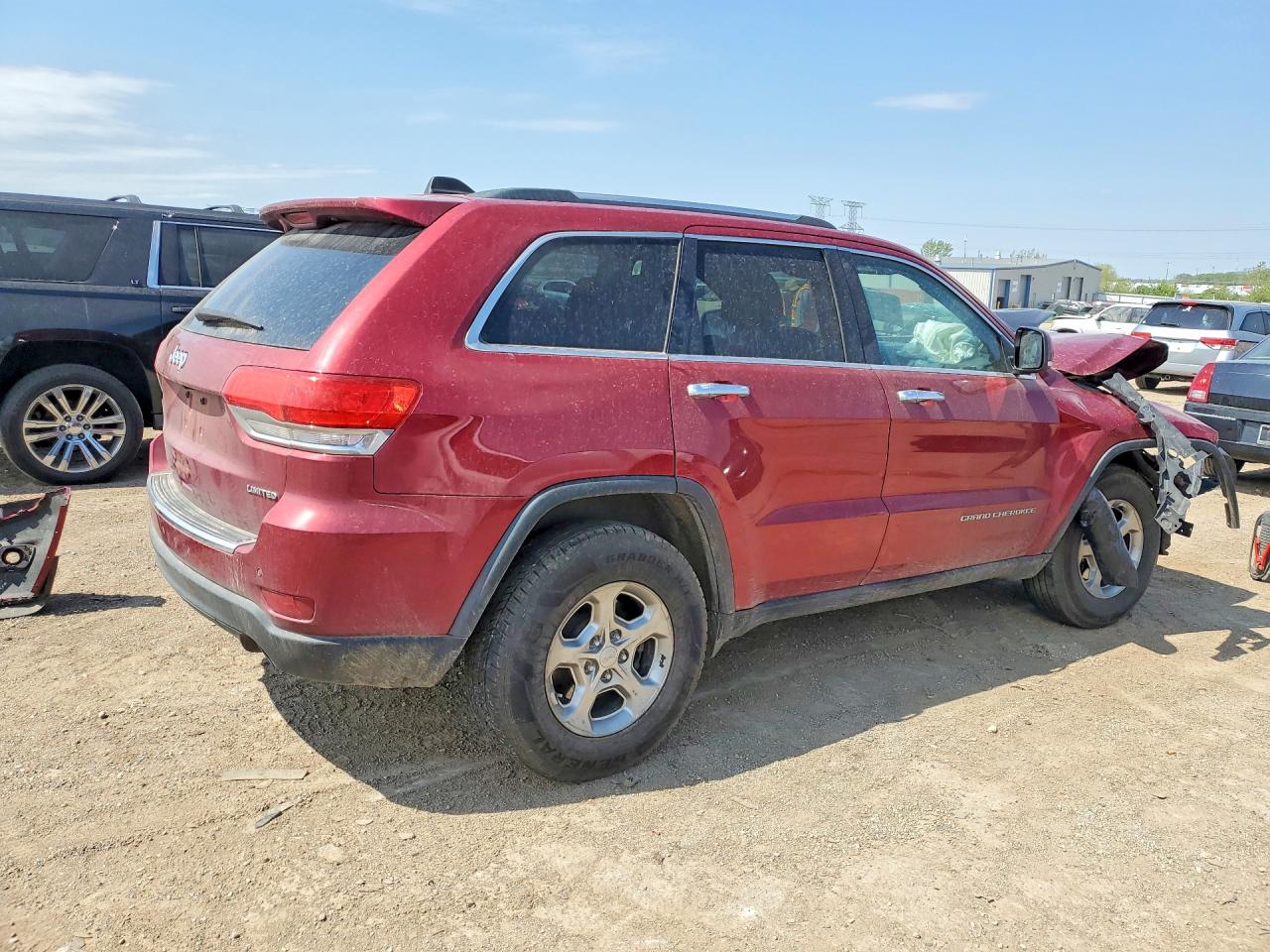 2014 Jeep Grand Cherokee Limited Красный vin: 1C4RJFBG9EC416359