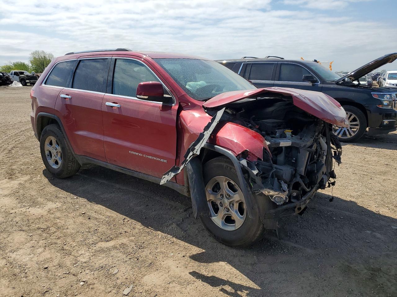 2014 Jeep Grand Cherokee Limited Красный vin: 1C4RJFBG9EC416359