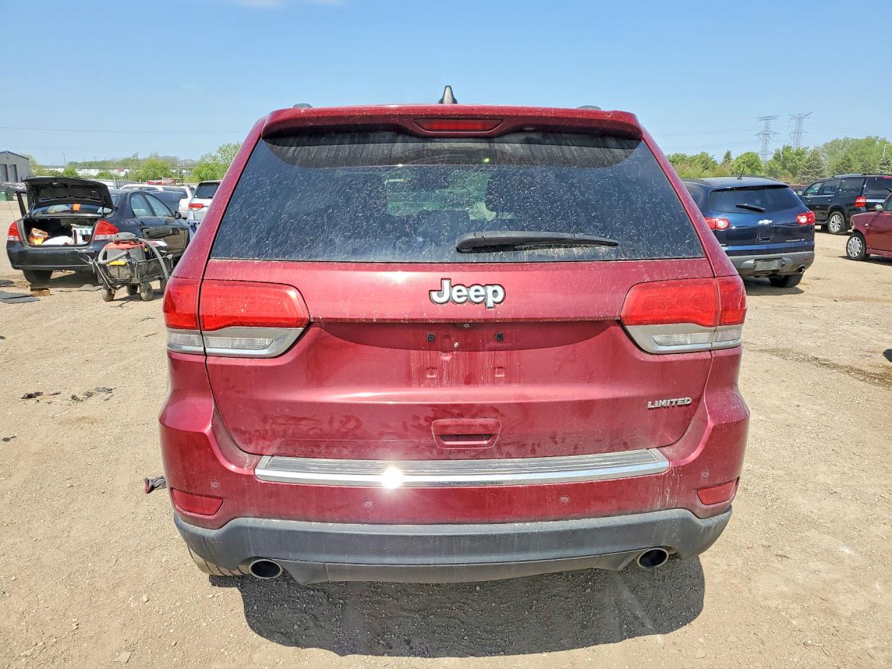 2014 Jeep Grand Cherokee Limited Красный vin: 1C4RJFBG9EC416359