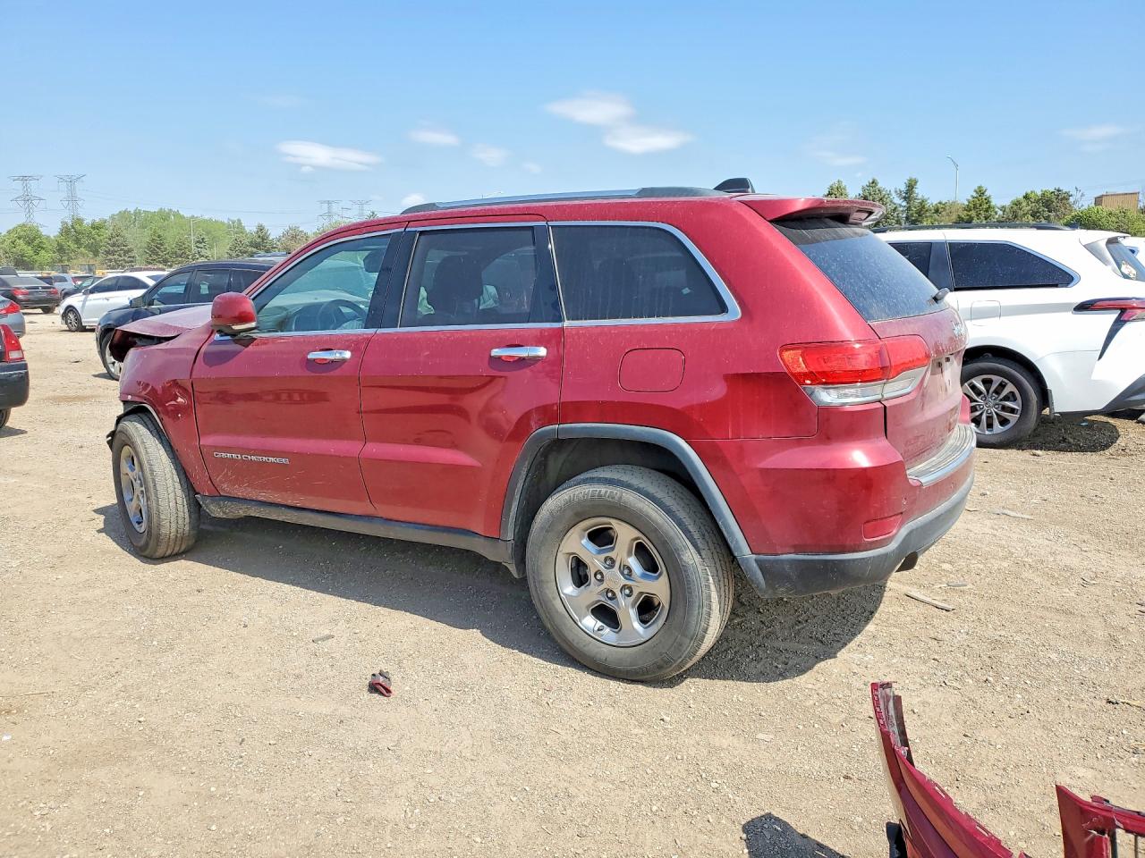 2014 Jeep Grand Cherokee Limited Красный vin: 1C4RJFBG9EC416359