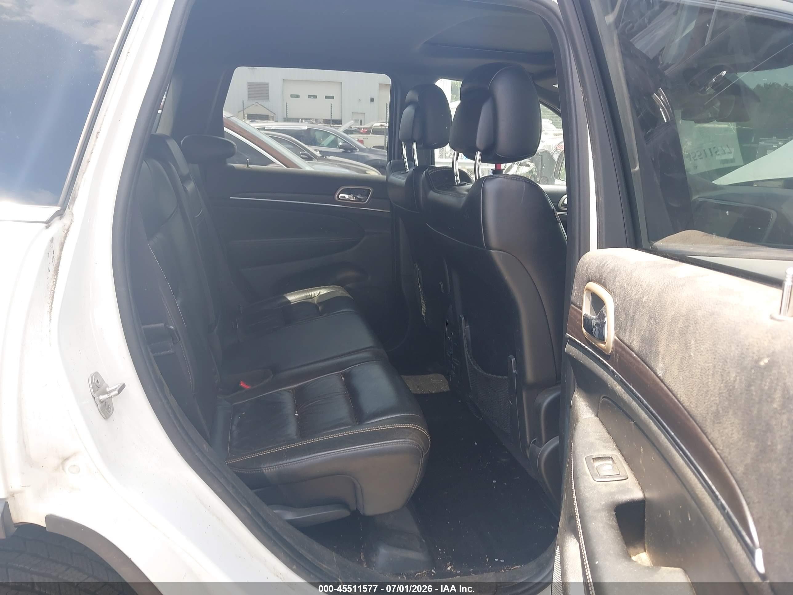 2014 Jeep Grand Cherokee Limited White vin: 1C4RJFBG9EC422534