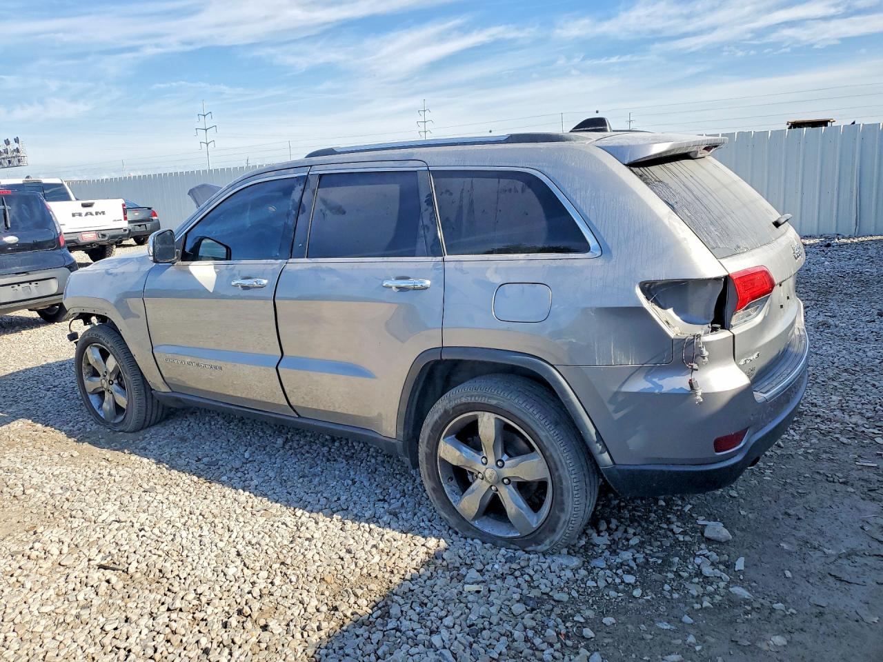 2014 Jeep Grand Cherokee Limited Gray vin: 1C4RJFBG9EC441147