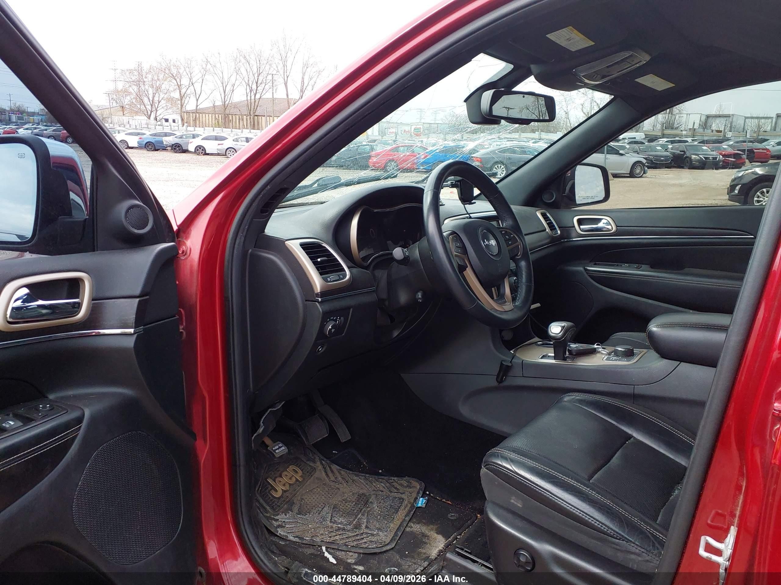 2014 Jeep Grand Cherokee Limited Красный vin: 1C4RJFBG9EC458837