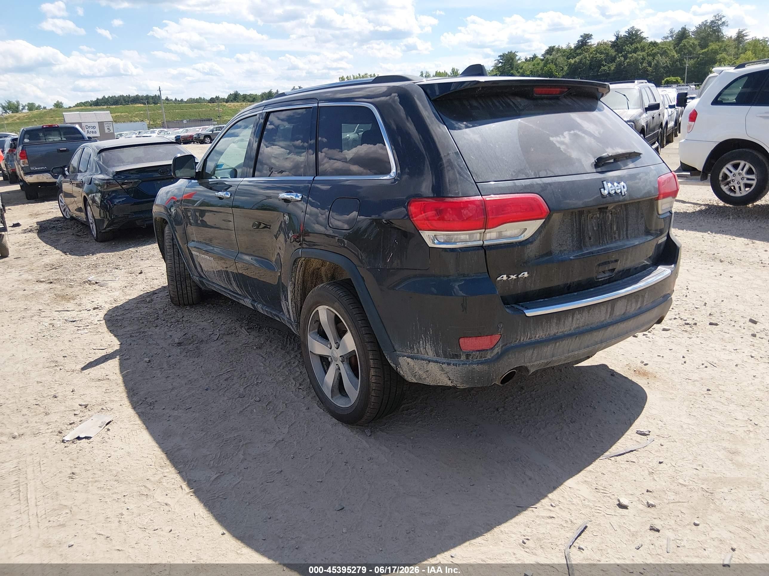 2014 Jeep Grand Cherokee Limited Black vin: 1C4RJFBG9EC486038