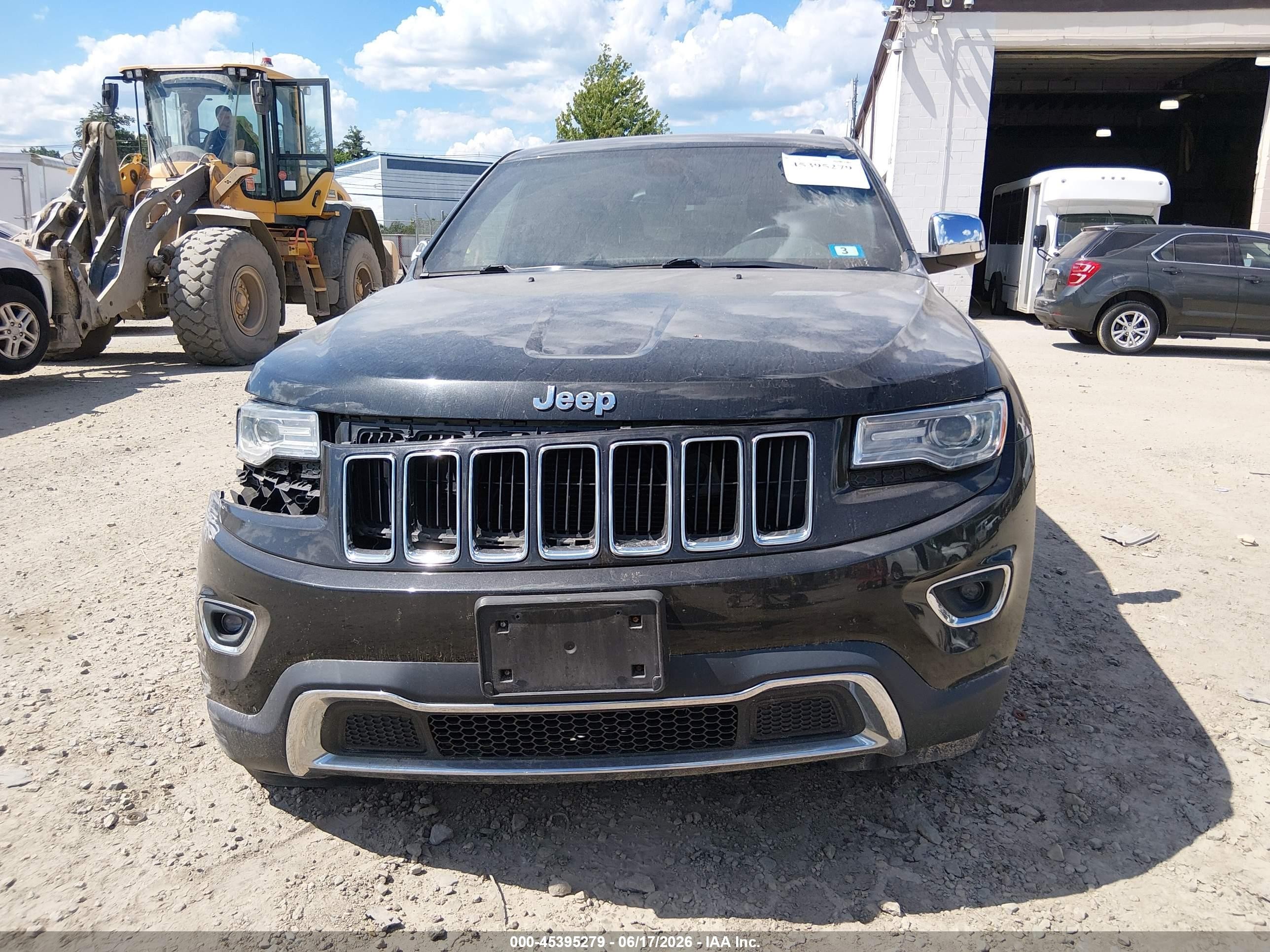 2014 Jeep Grand Cherokee Limited Black vin: 1C4RJFBG9EC486038
