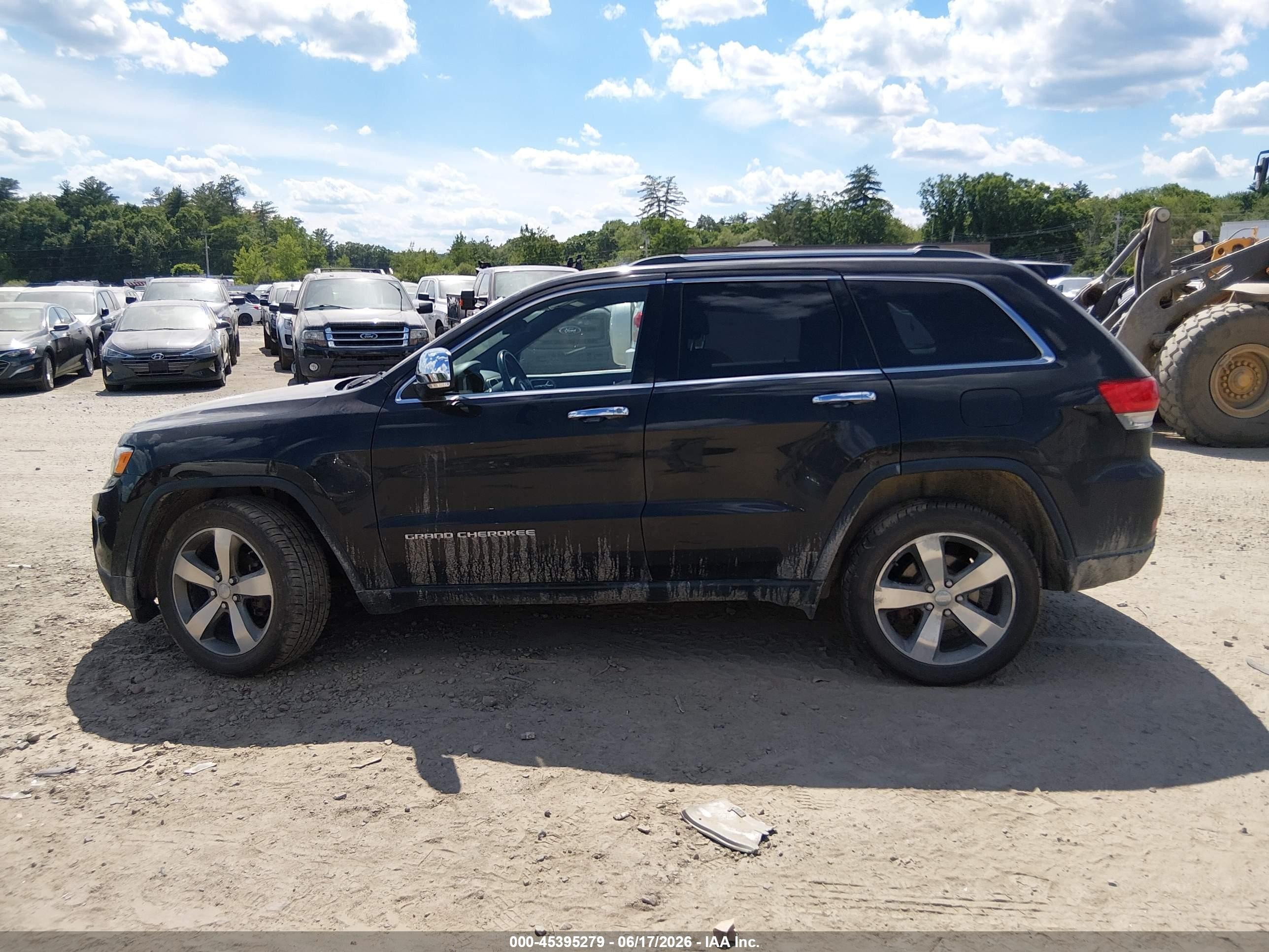 2014 Jeep Grand Cherokee Limited Black vin: 1C4RJFBG9EC486038