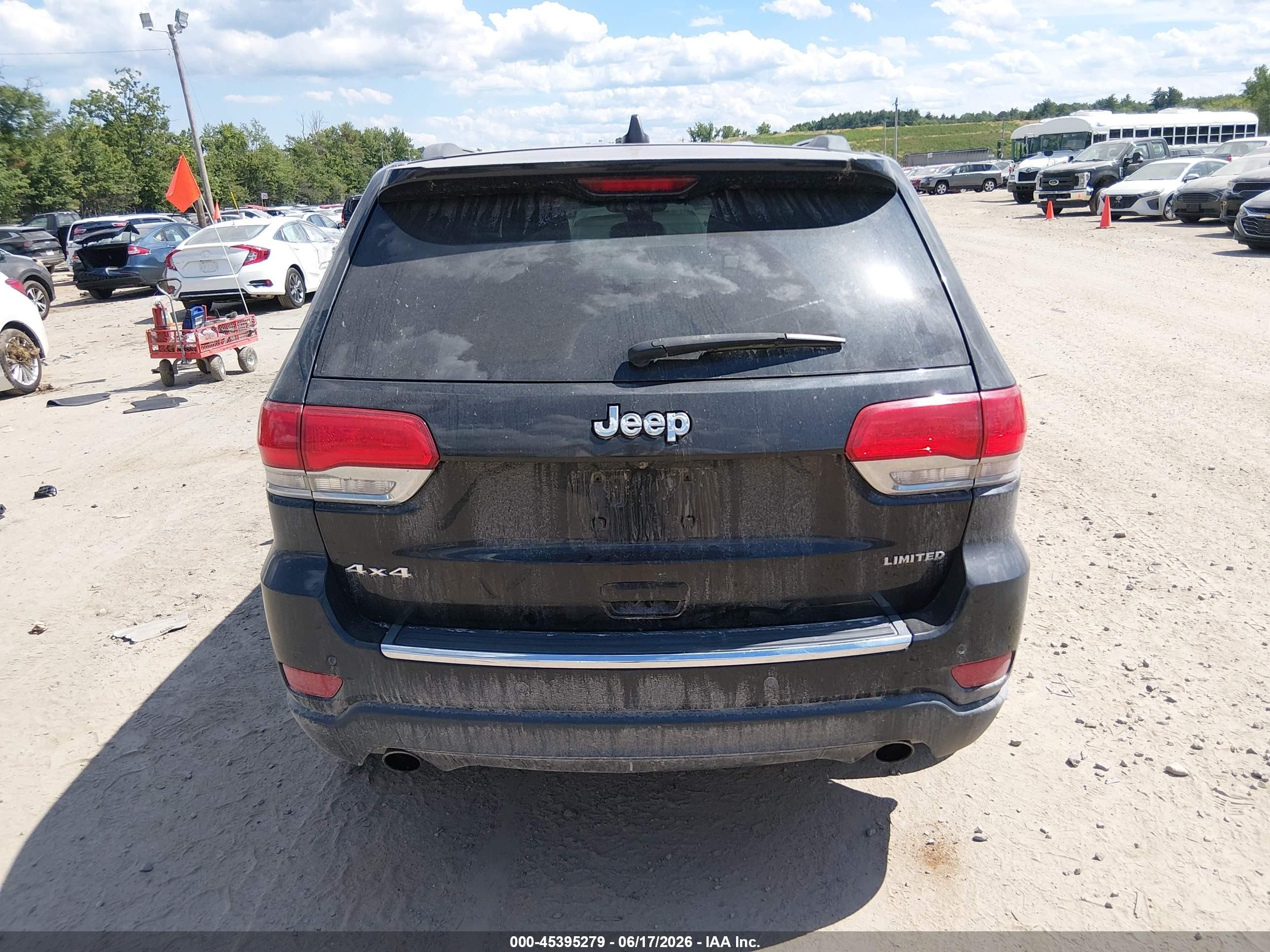 2014 Jeep Grand Cherokee Limited Black vin: 1C4RJFBG9EC486038