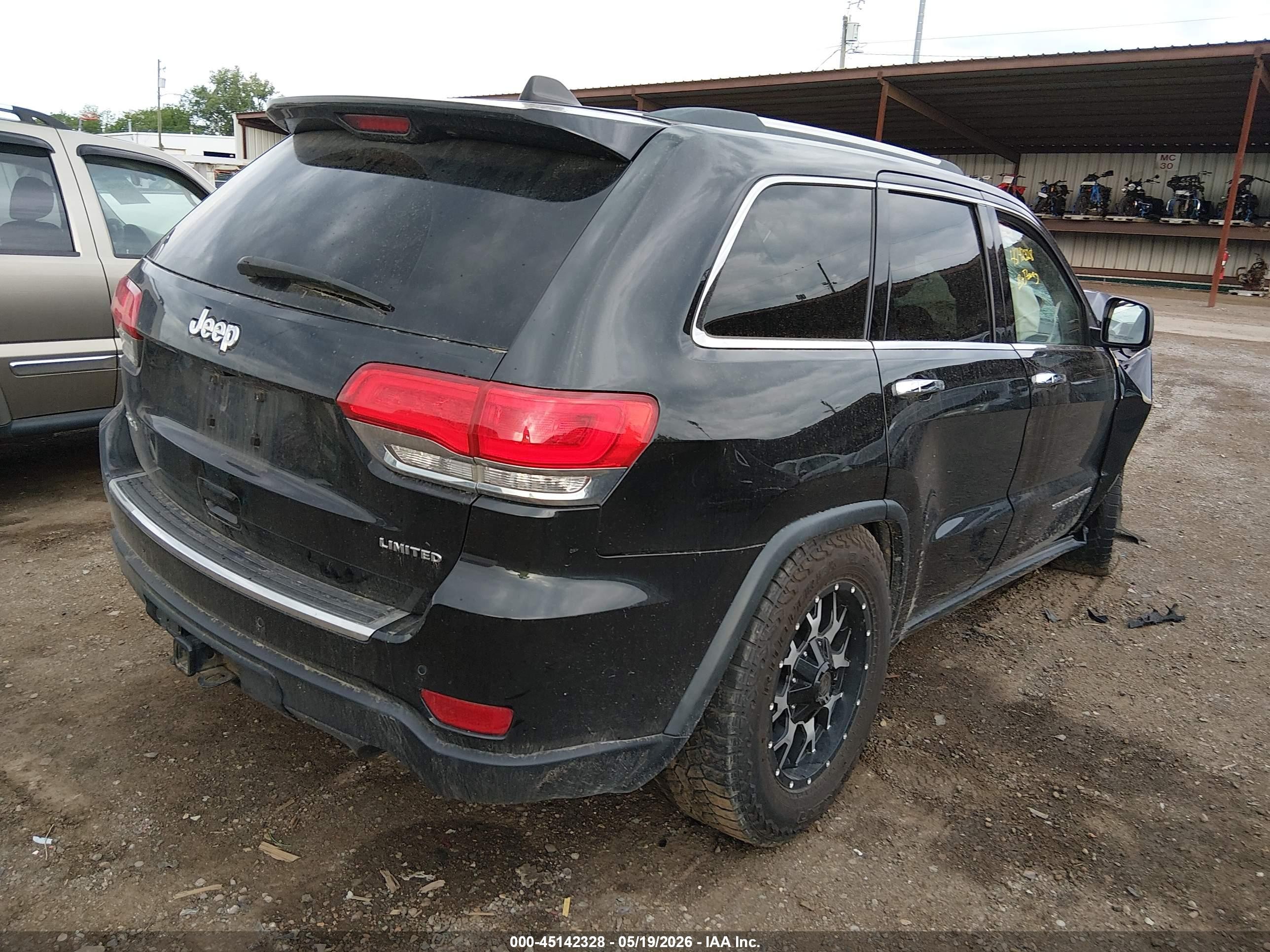 2014 Jeep Grand Cherokee Limited Black vin: 1C4RJFBG9EC486217