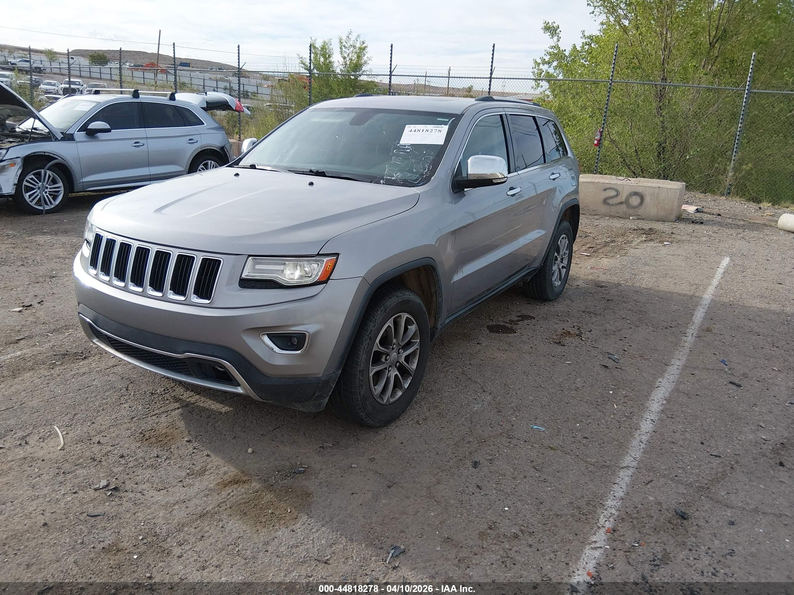 2014 Jeep Grand Cherokee Limited Gray vin: 1C4RJFBG9EC501945