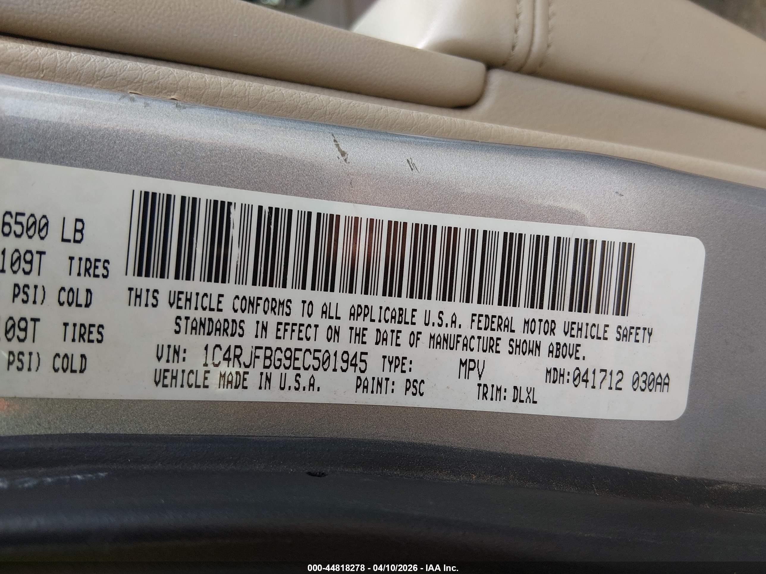 2014 Jeep Grand Cherokee Limited Gray vin: 1C4RJFBG9EC501945