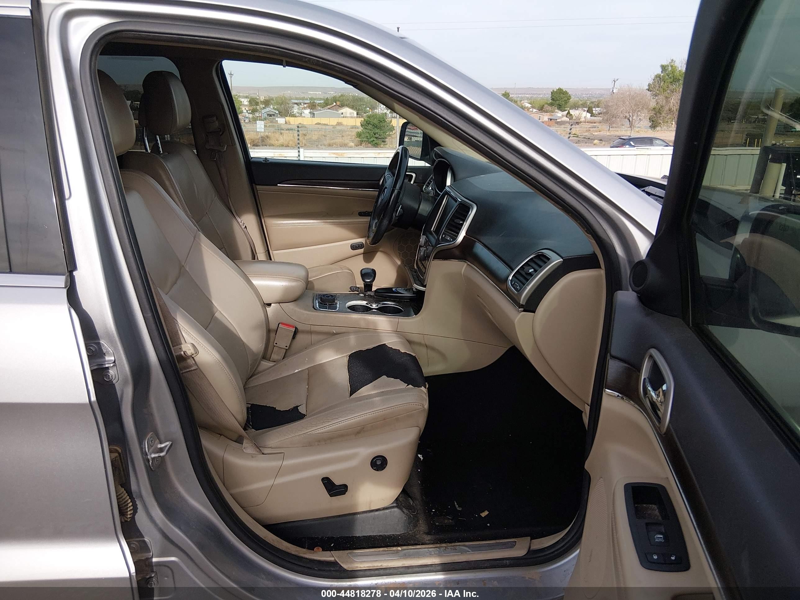 2014 Jeep Grand Cherokee Limited Gray vin: 1C4RJFBG9EC501945