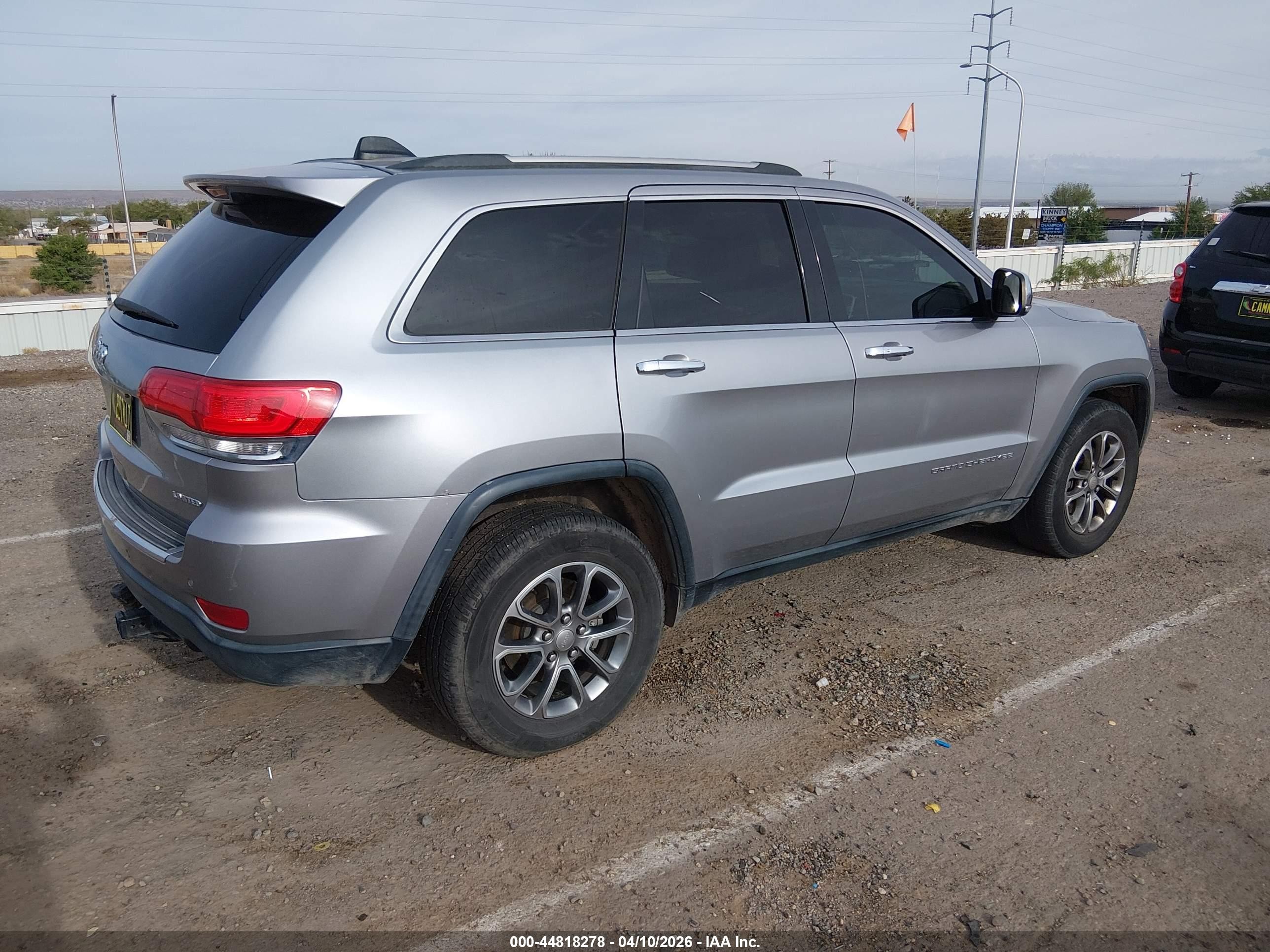 2014 Jeep Grand Cherokee Limited Gray vin: 1C4RJFBG9EC501945