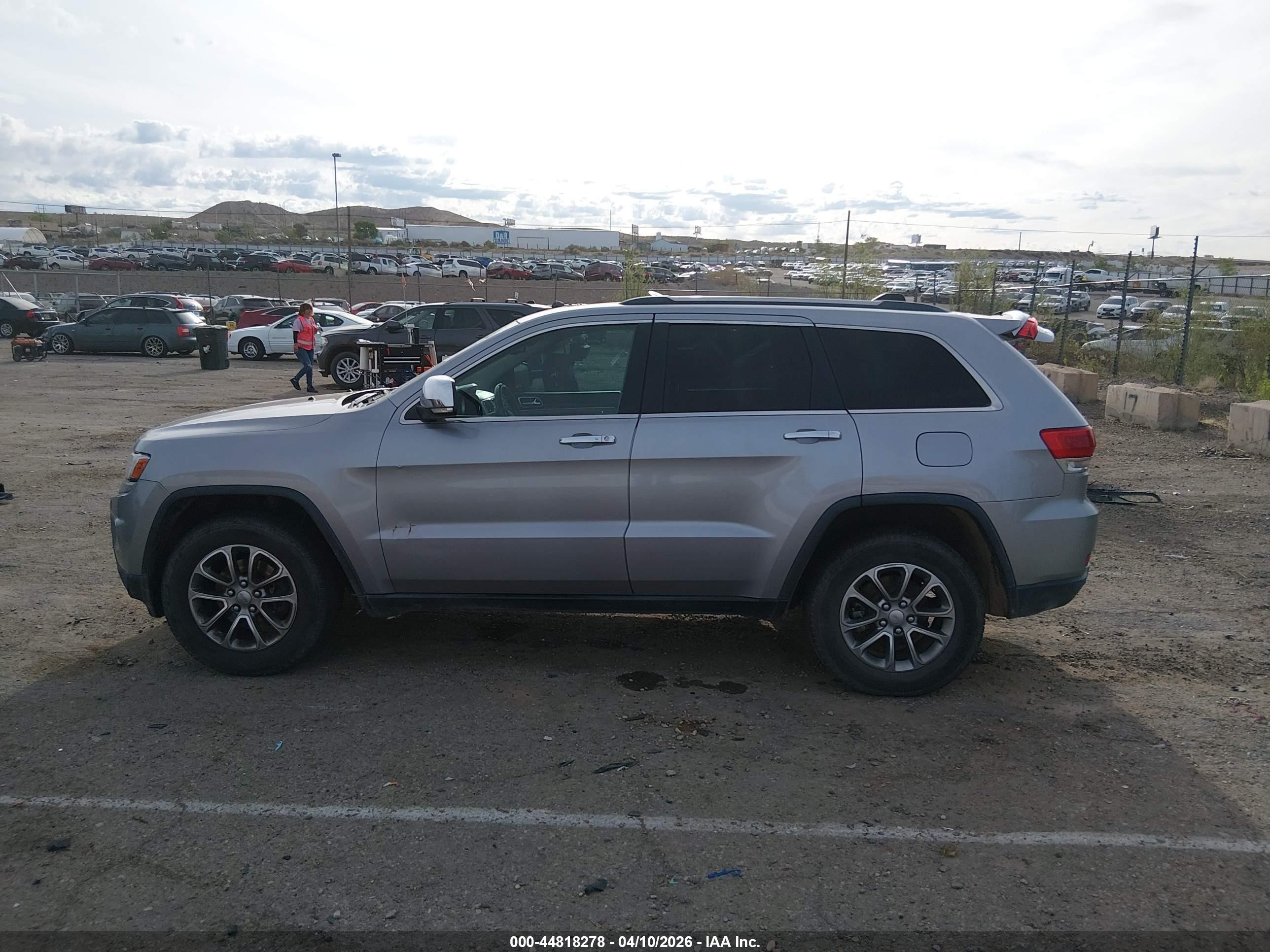 2014 Jeep Grand Cherokee Limited Gray vin: 1C4RJFBG9EC501945